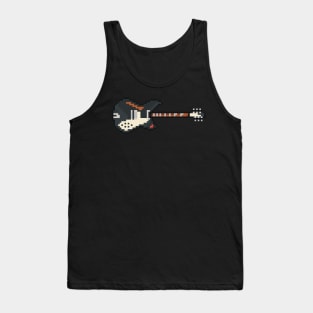 Pixel Black LJG Rickenbacker Guitar Tank Top